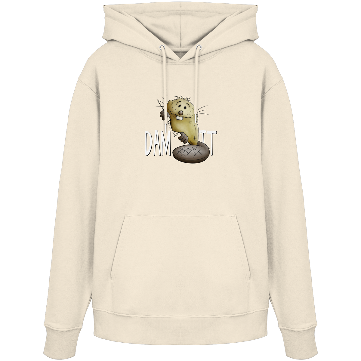 Dam It Verdammt Lustiger Biber - Organic Hoodie