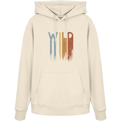 Wild Retro Schriftzug - Organic Hoodie