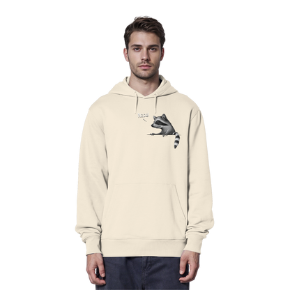 Nope! Frecher verwegener Waschbär - Organic Hoodie