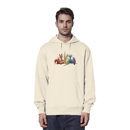 Regenbogen Tiere für Freundschaft, Toleranz und Vielfalt - Organic Hoodie