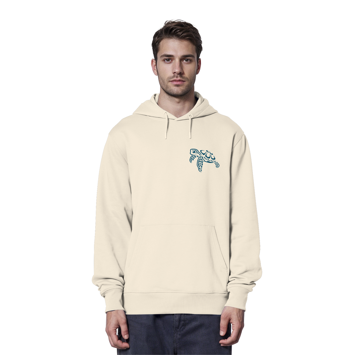 Lässig lustige Wasserschildkröte - Organic Hoodie