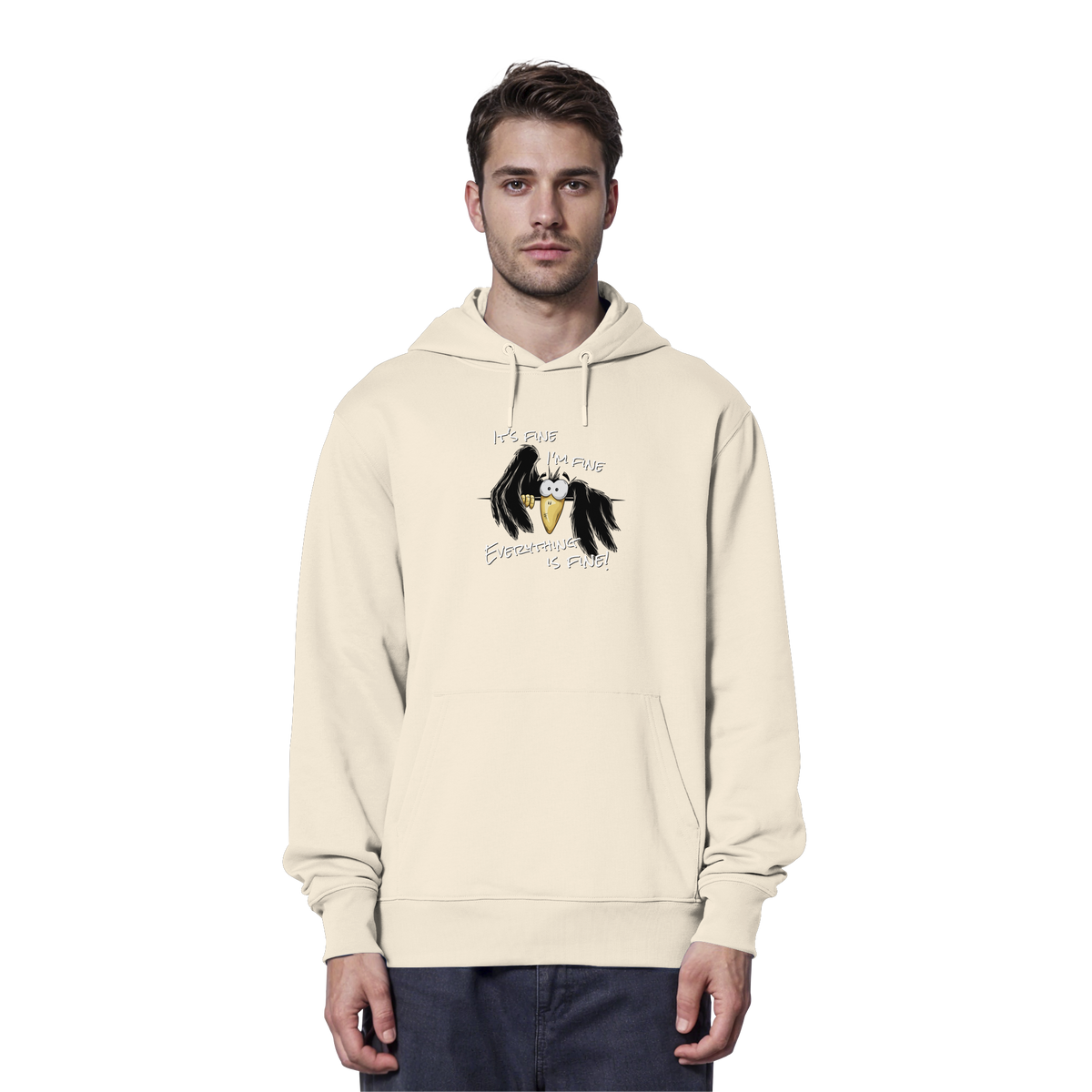 I’m Fine Rabe | Alles Gut Krähe - Organic Hoodie