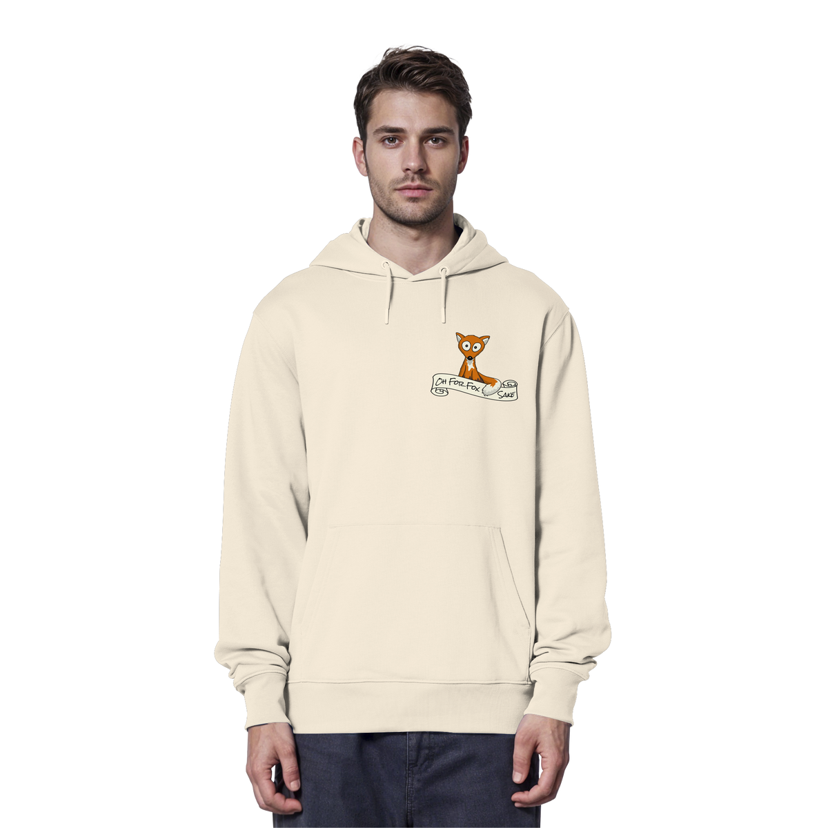 Oh For Fox Sake – Um Fuchses Willen - Organic Hoodie