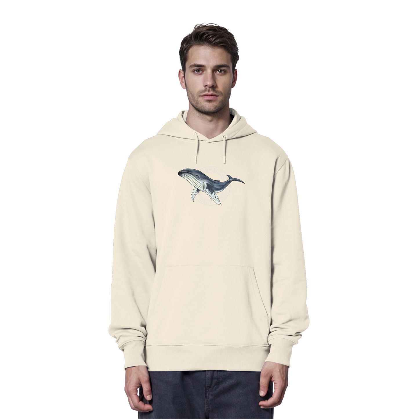 Whale, Hello There | Buckelwal - Organic Hoodie