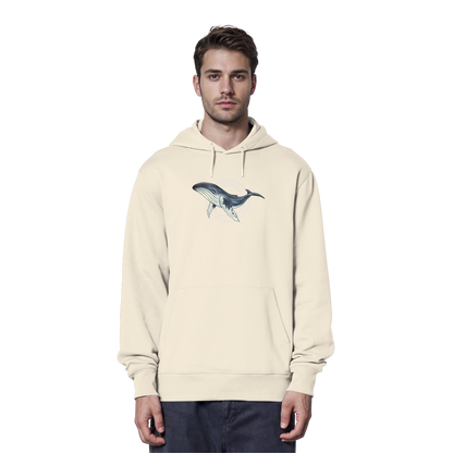 Whale, Hello There | Buckelwal - Organic Hoodie
