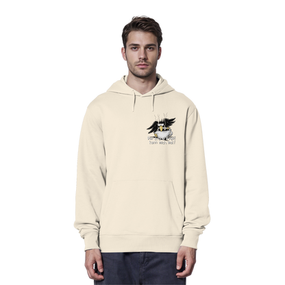 Der frühe Vogel kann mich mal | Kaffee Rabe - Organic Hoodie
