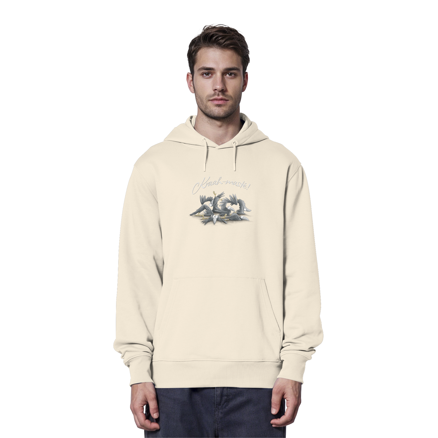 Kraah-masté! Yoga Raben Krähen - Organic Hoodie