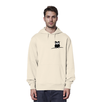 Kleine struppige Eule - Organic Hoodie