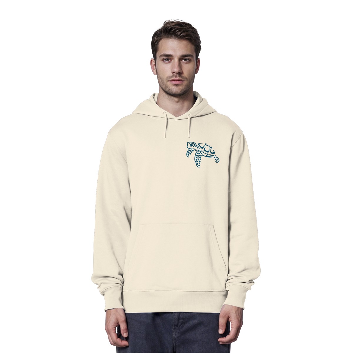 Lässig lustige Wasserschildkröte - Organic Hoodie
