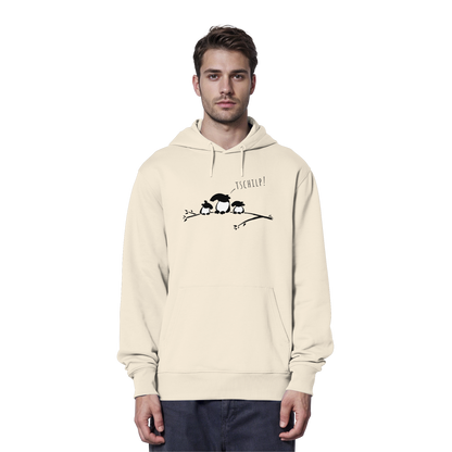 Drei kleine Tapir-Vögel - Organic Hoodie