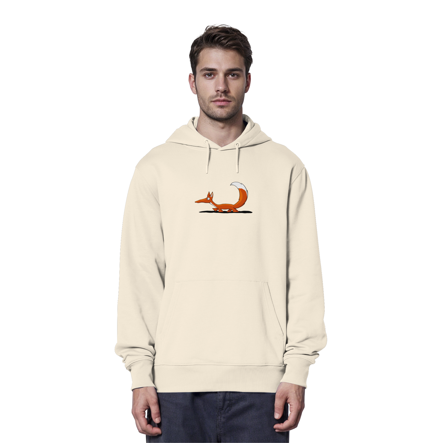Lässiger cooler Fuchs | Mr. Fox, der Schleicher - Organic Hoodie