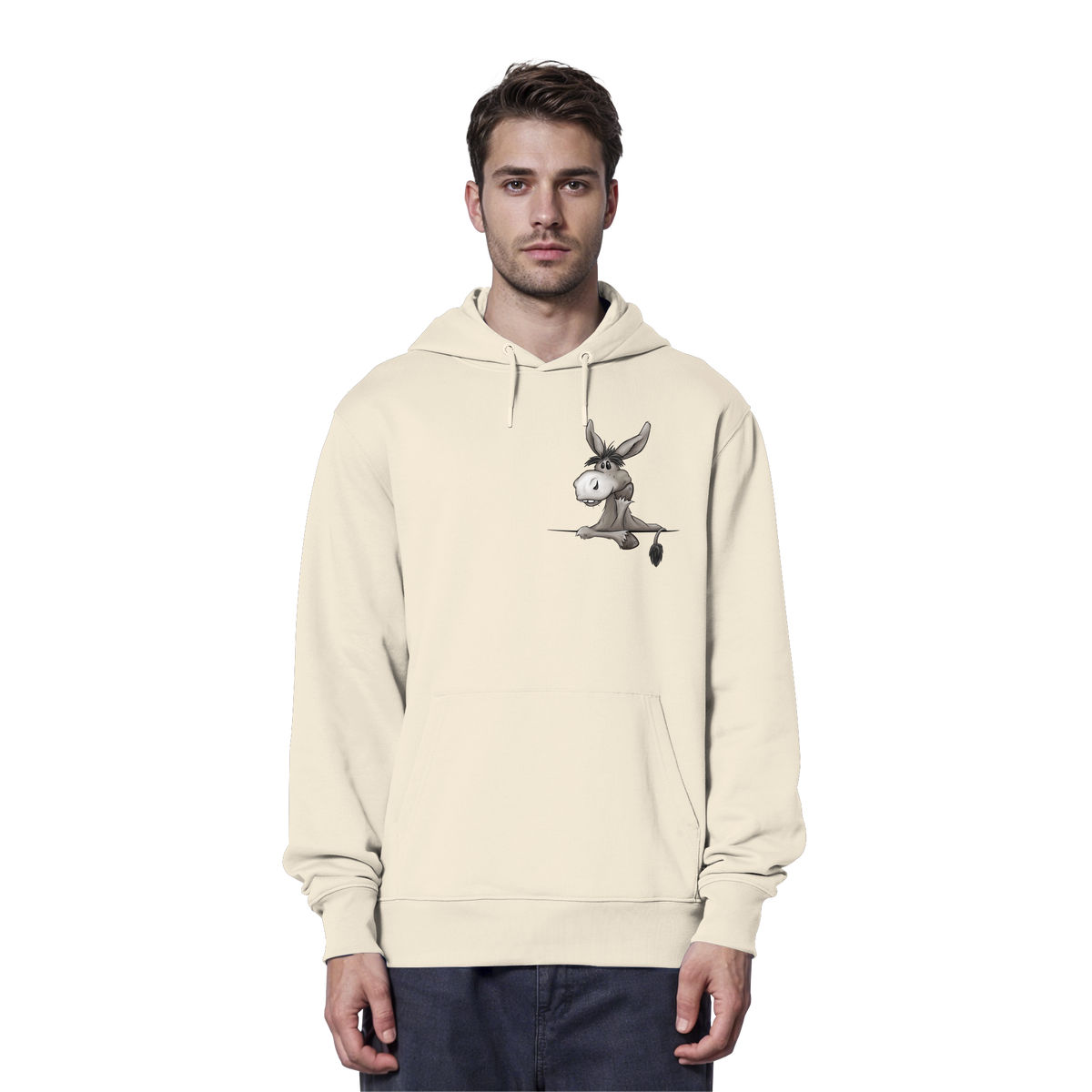 Lustiger lässiger Esel - Organic Hoodie