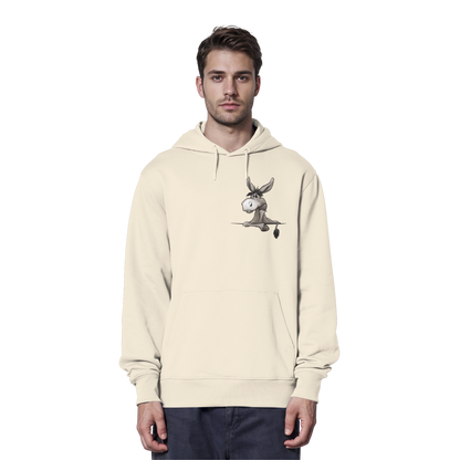 Lustiger lässiger Esel - Organic Hoodie