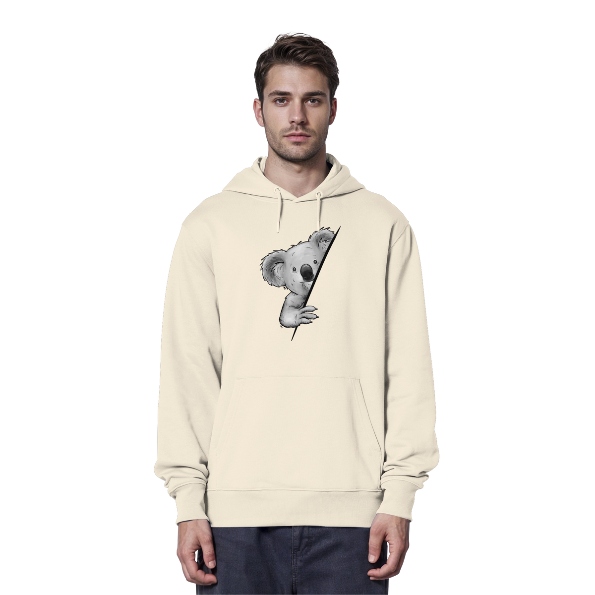Koala Bär Illustration - Organic Hoodie