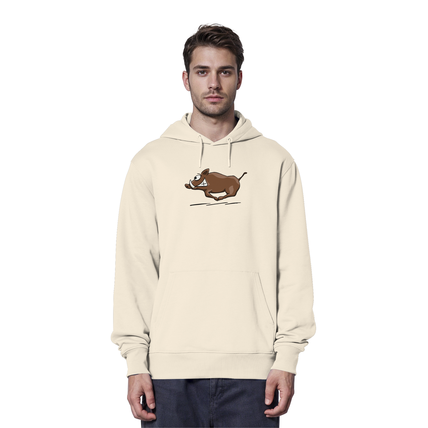 sauwildes Wildschwein | Wildsau  - Organic Hoodie