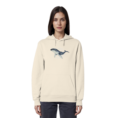 Whale, Hello There | Buckelwal - Organic Hoodie