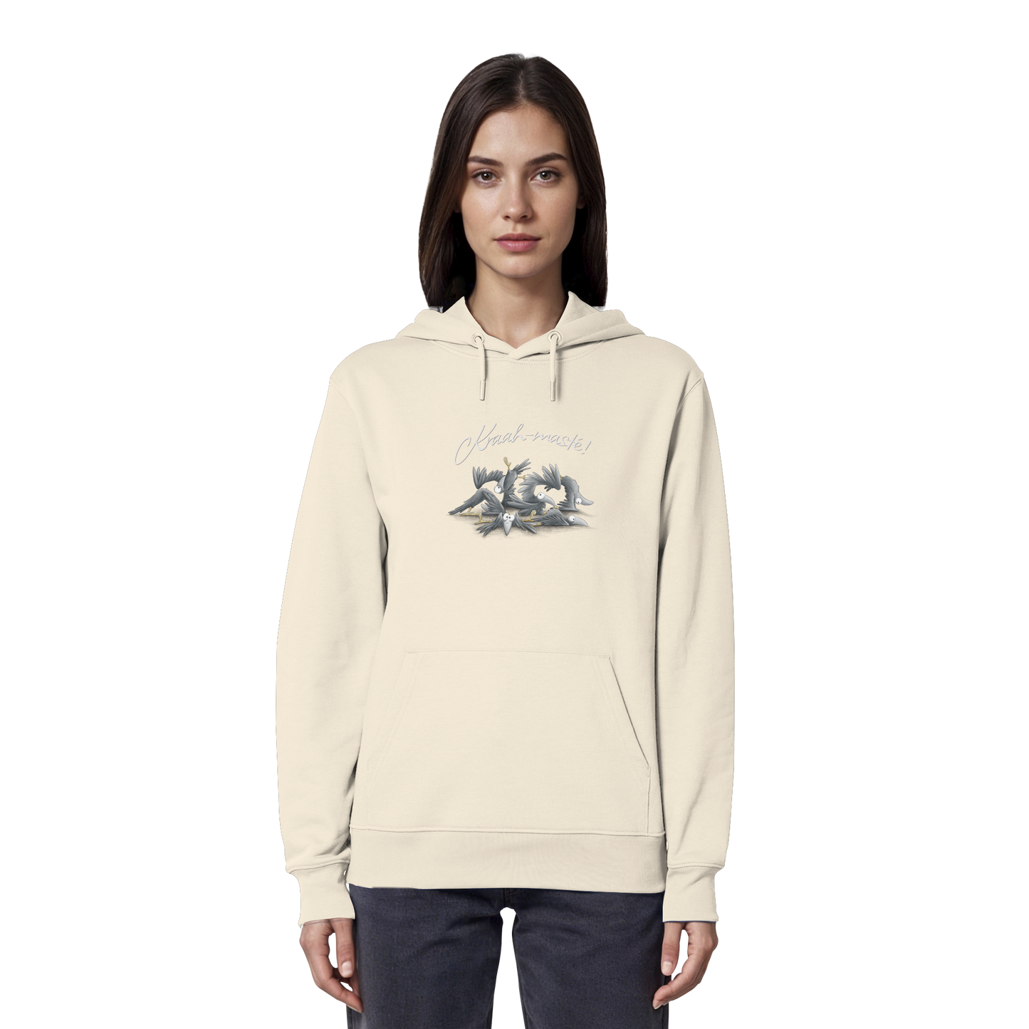 Kraah-masté! Yoga Raben Krähen - Organic Hoodie