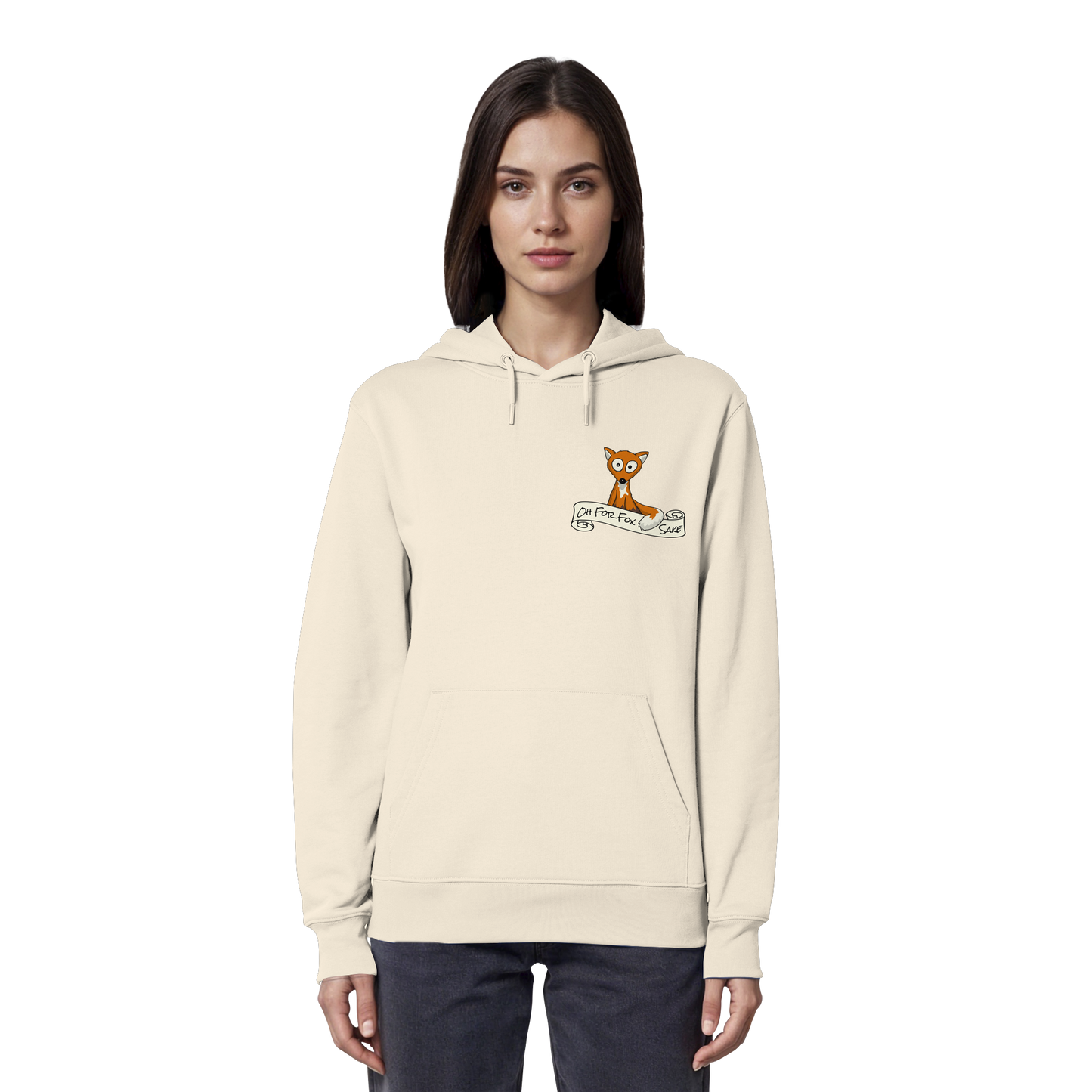 Oh For Fox Sake – Um Fuchses Willen - Organic Hoodie