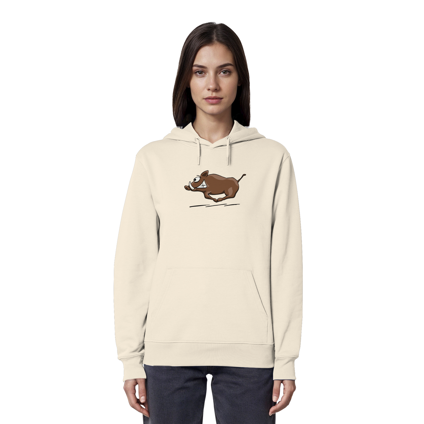 sauwildes Wildschwein | Wildsau  - Organic Hoodie