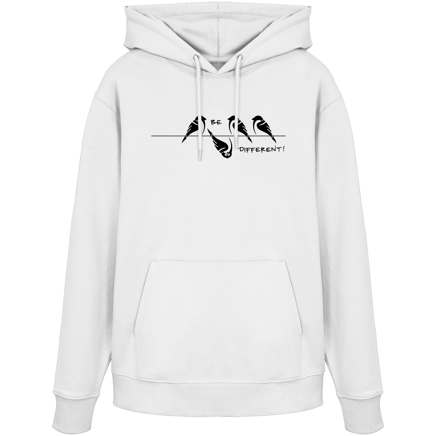 Sei anders, kleiner Spatz - Organic Hoodie