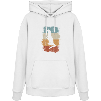 Retro Otter Fischotter Silhouette - Organic Hoodie