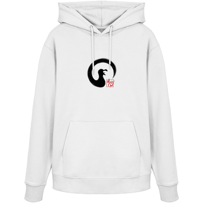 Moin kreischende japanische Enso Möwe - Organic Hoodie