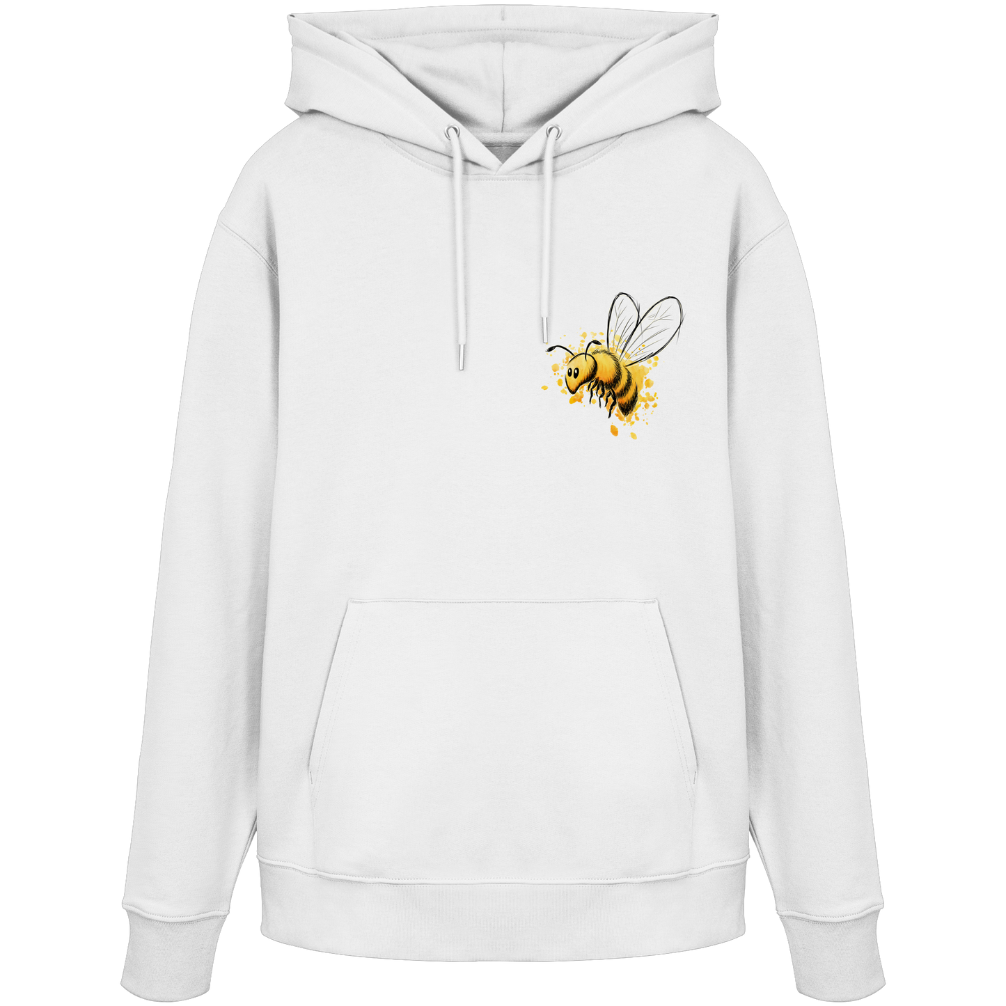 Lässige kleine Honig-Biene - Organic Hoodie