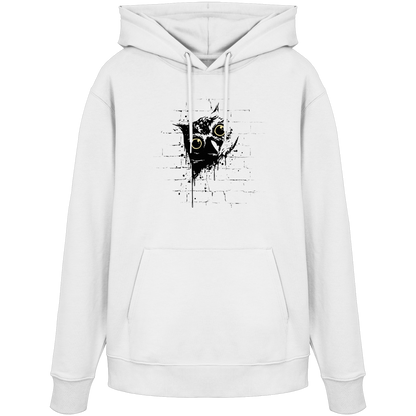 Lässige Street Art Eule - Organic Hoodie