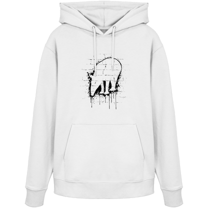 Urban Street Art Tapir Silhouette - Organic Hoodie