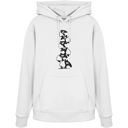 Lustiger Haufen aus Schabracken-Tapiren - Organic Hoodie