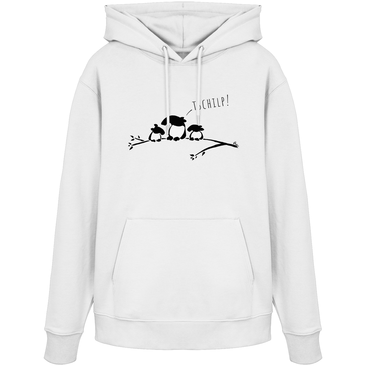 Drei kleine Tapir-Vögel - Organic Hoodie