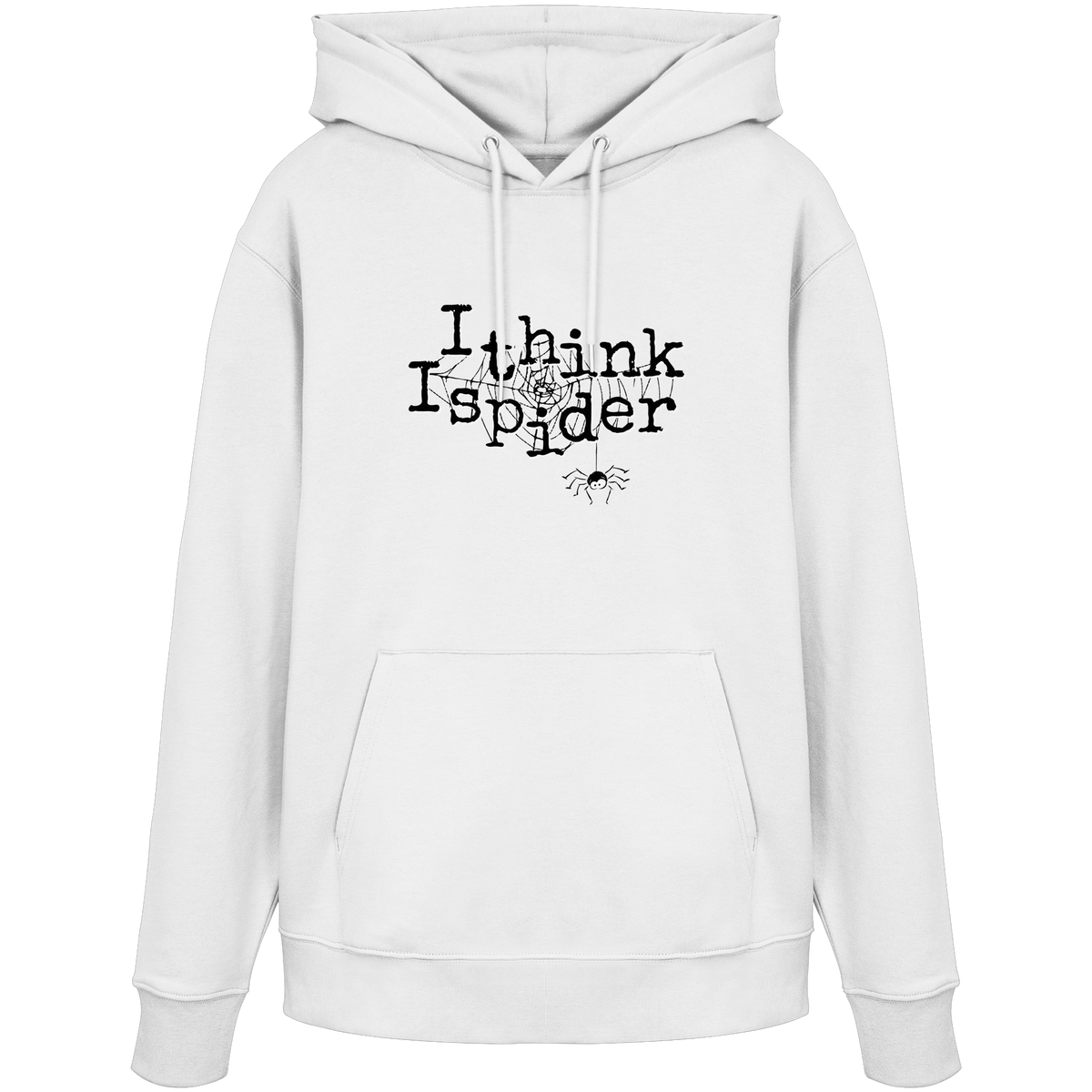 I think I spider - Spinne - Organic Hoodie