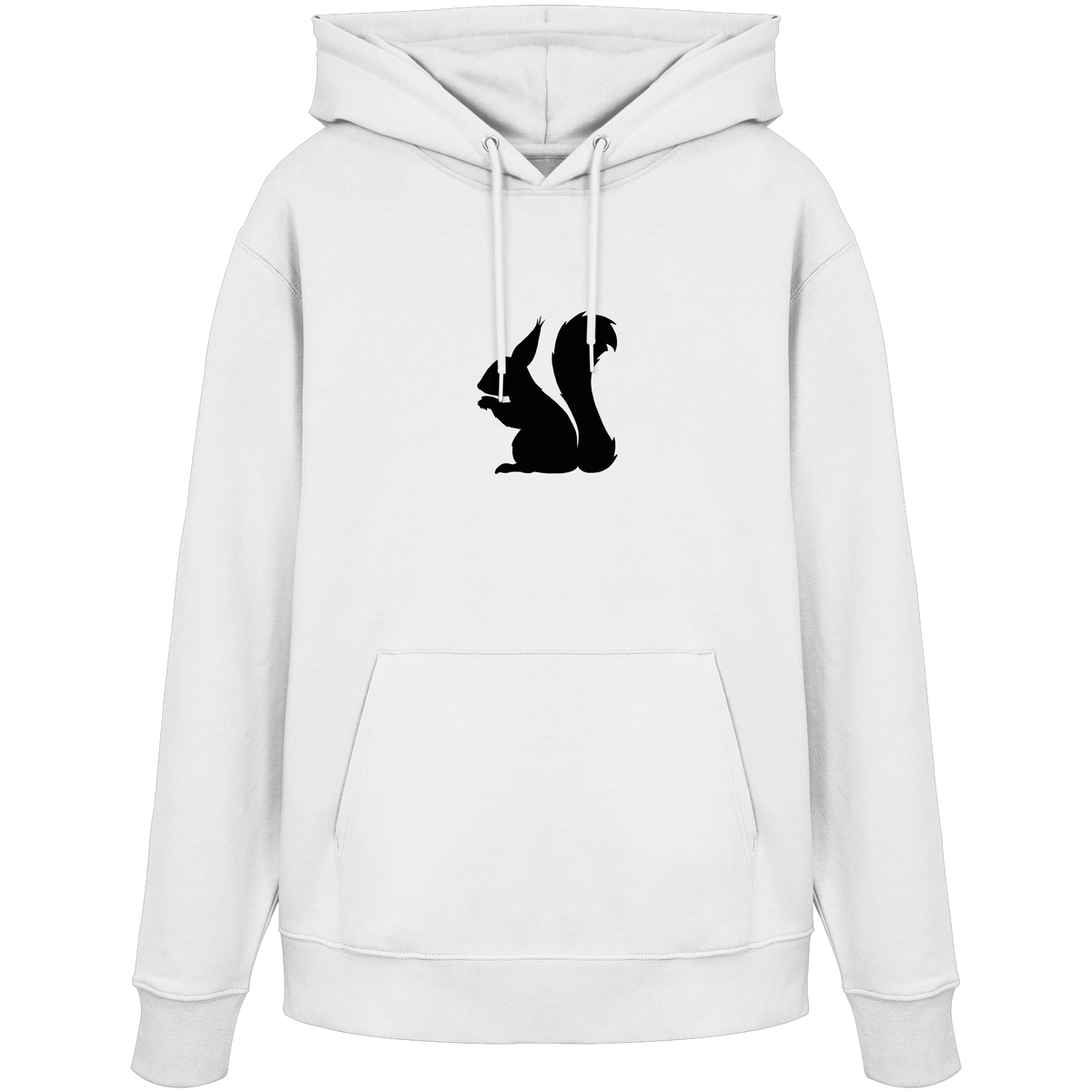 Eichhörnchen Silhouette - Organic Hoodie