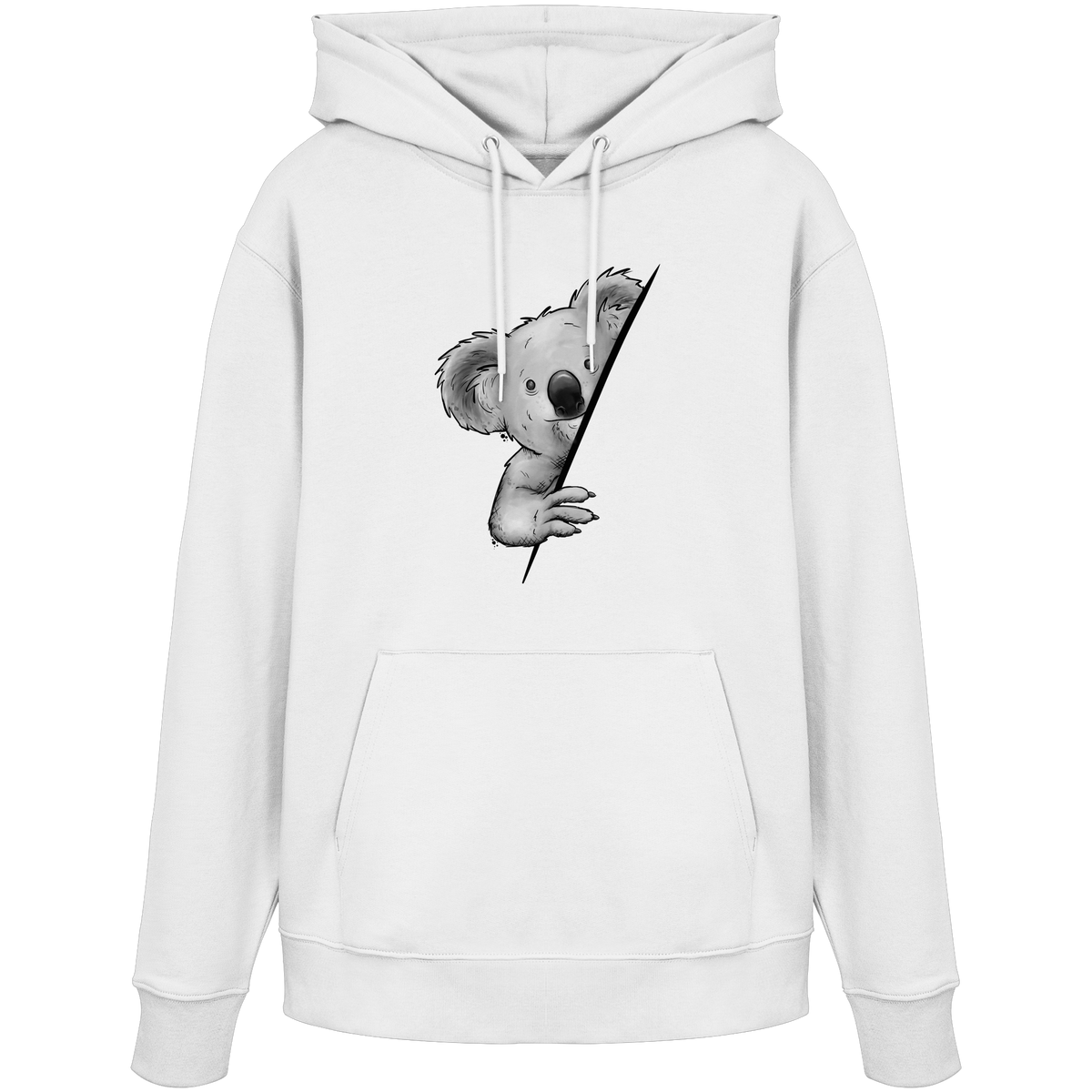 Koala Bär Illustration - Organic Hoodie