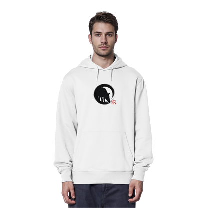 Zen Tapir im japanischen Enso Kreis - Organic Hoodie