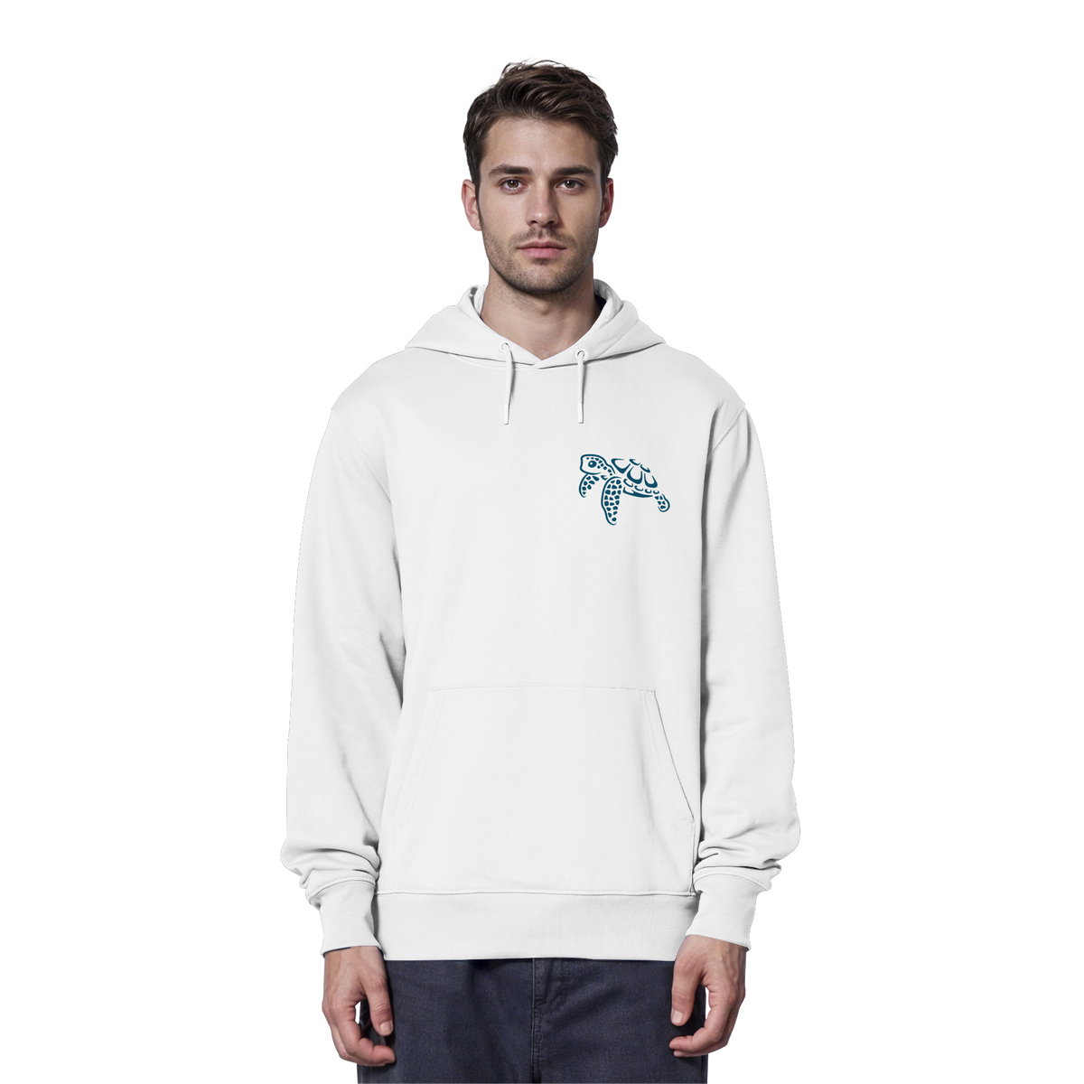 Lässig lustige Wasserschildkröte - Organic Hoodie