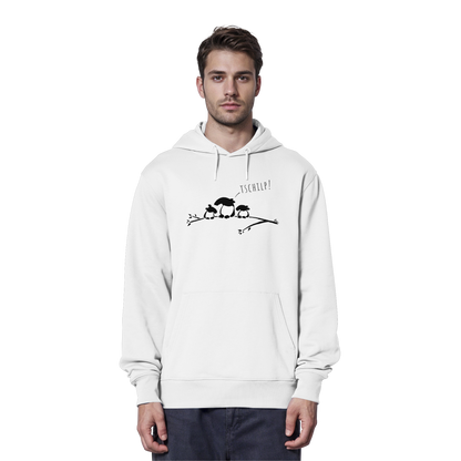Drei kleine Tapir-Vögel - Organic Hoodie