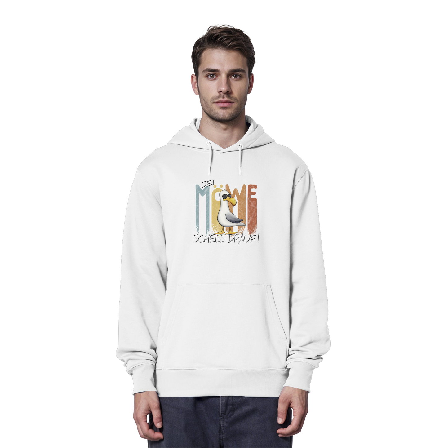 Sei Möwe Scheiß Drauf  - Organic Hoodie