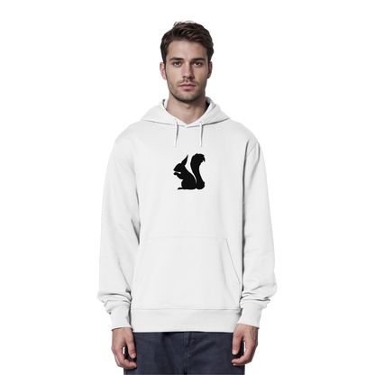 Eichhörnchen Silhouette - Organic Hoodie