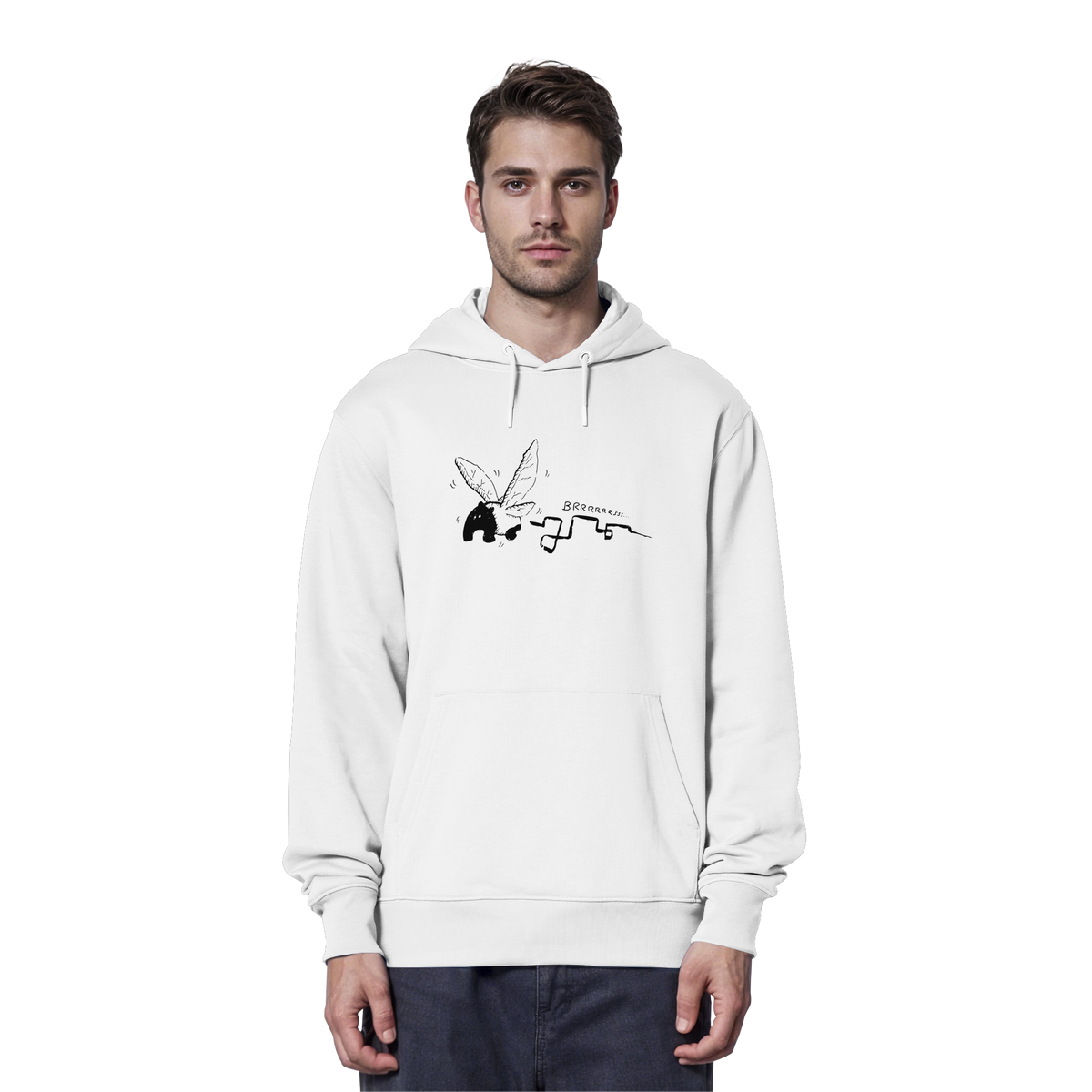 zauberhaft flatternde Tapir Fee - Organic Hoodie