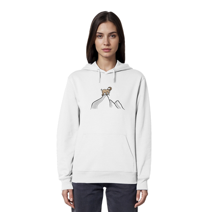Ziegenbock in den Bergen - Organic Hoodie