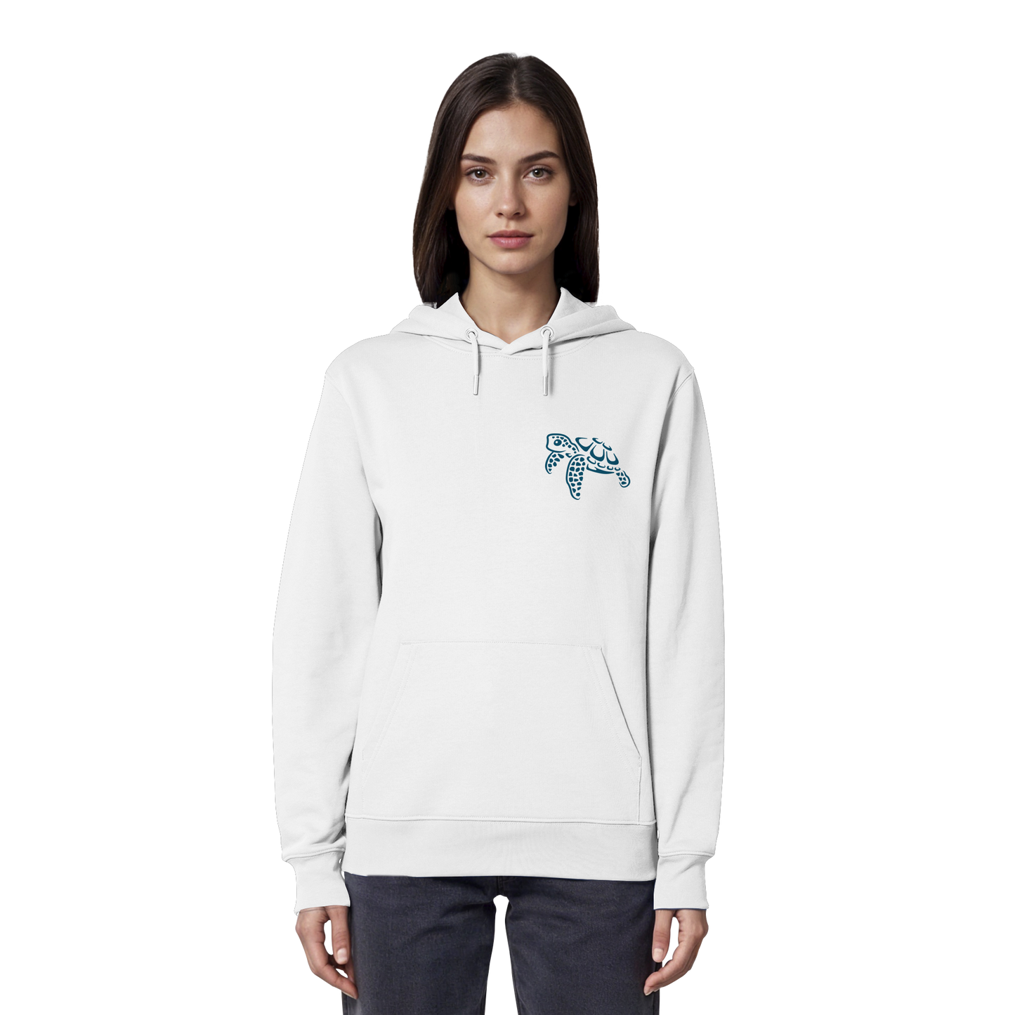 Lässig lustige Wasserschildkröte - Organic Hoodie