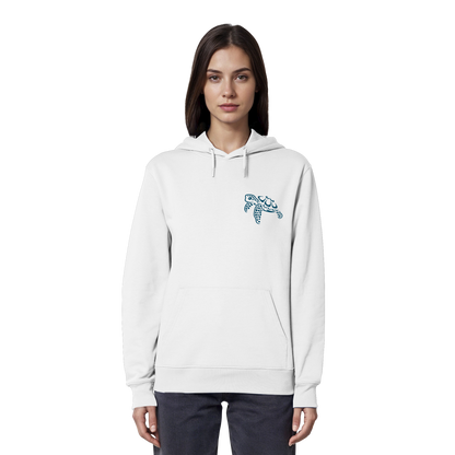 Lässig lustige Wasserschildkröte - Organic Hoodie
