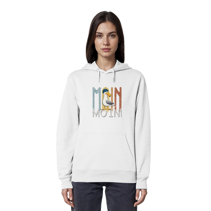Moin Moin norddeutsche Möwe - Organic Hoodie