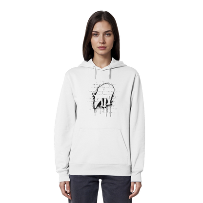 Urban Street Art Tapir Silhouette - Organic Hoodie