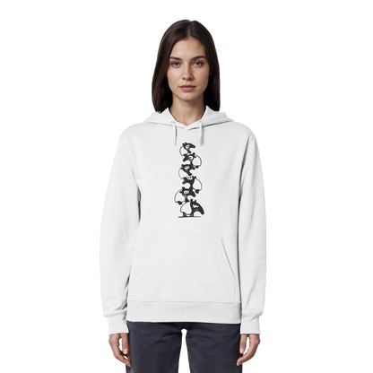 Lustiger Haufen aus Schabracken-Tapiren - Organic Hoodie