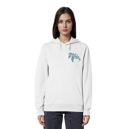 Lässig lustige Wasserschildkröte - Organic Hoodie
