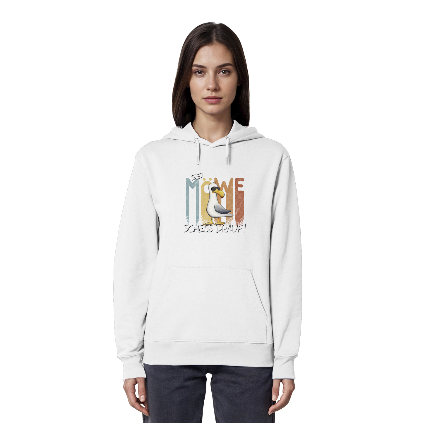 Sei Möwe Scheiß Drauf  - Organic Hoodie