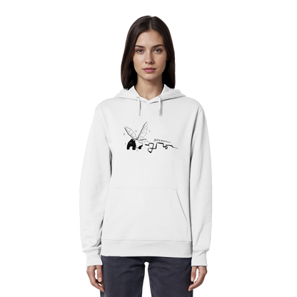 zauberhaft flatternde Tapir Fee - Organic Hoodie