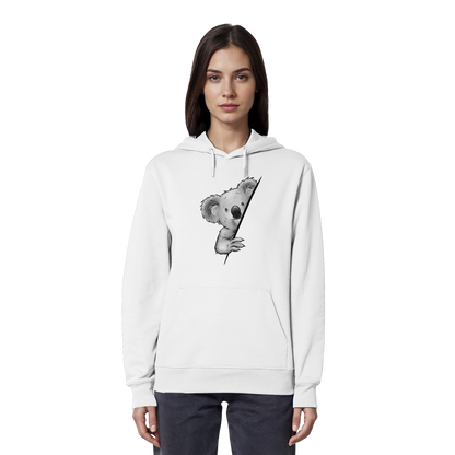 Koala Bär Illustration - Organic Hoodie